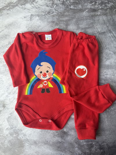 Conjunto Plim Plim rojo