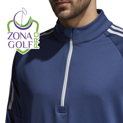 Buzo 1/2 cierre Adidas 3 tiras