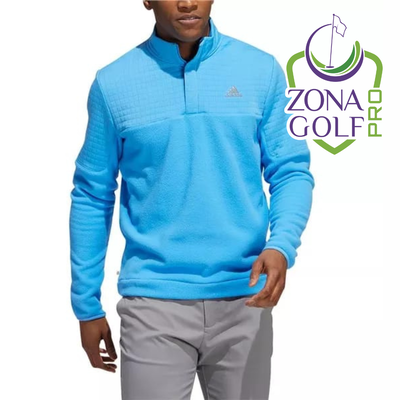Buzo Adidas medio cierre polar