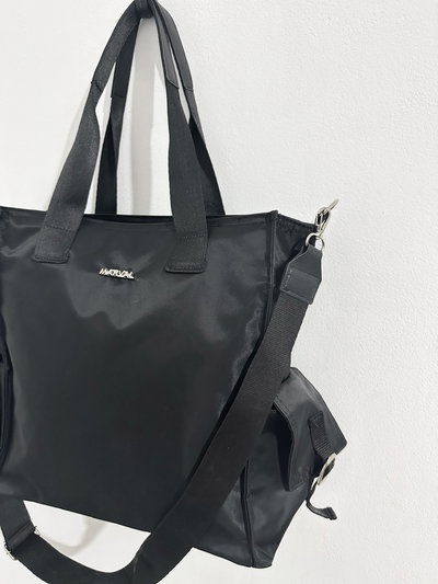 Bolso Donatella negro impermeable (se envía a partir del 30/4) 