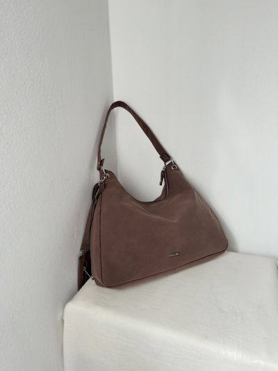 Bolso Alma choco gastado 