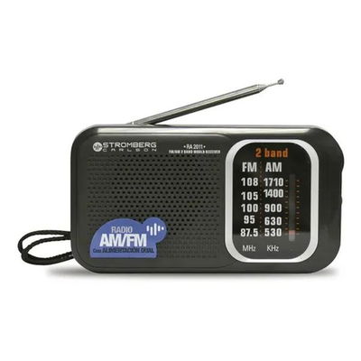 RADIO STROMBERG RA-2011 DUAL AM/FM 220V O PILAS	