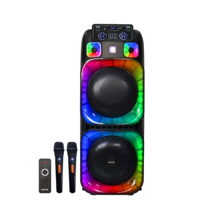 PARLANTE NETMAK NM-KRAVI BT 15"X2 C/2 MIC INAL