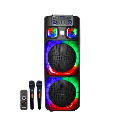 PARLANTE NETMAK NM-NONSTOP BT 12"X2 C/2 MIC INAL
