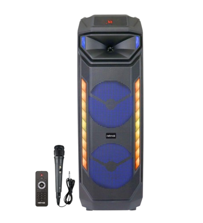 PARLANTE NETMAK NM-EPIC BT 8"X2 C/MIC