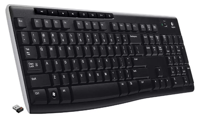Teclado Logitech K270 Wireless black latino