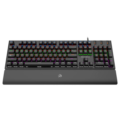 TECLADO MECANICO NETMAK USB NM-LEGEND NEGRO RETROIL