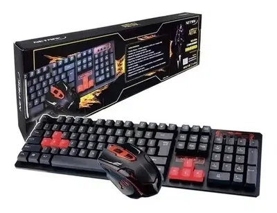 TECLADO + MOUSE INALAM GAMER ATTAK NETMAK