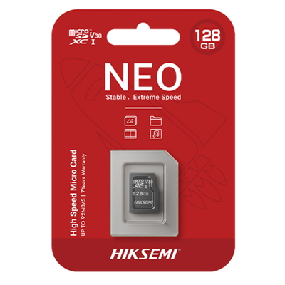 MICRO SD 128 GB CLASE 10 S/ADAP HIKSEMI