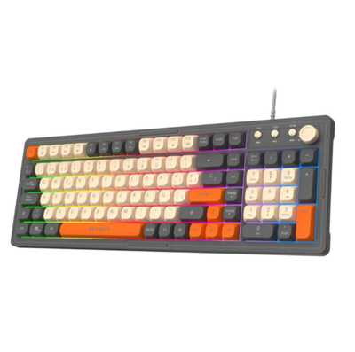 TECLADO USB NM-TM32 MINIMALISTA LED NETMAK