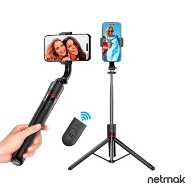 TRIPODE/PALO SELFIE BT NM-TRIP6 170CM NETMAK