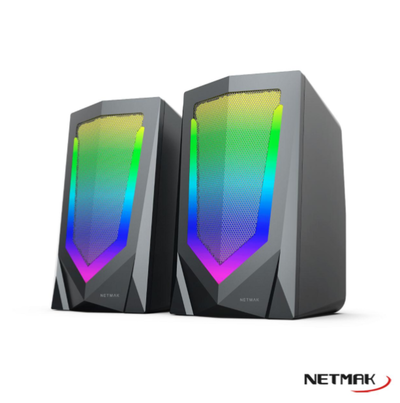 PARLANTE NM-N10 USB RETROILUMINADO NETMAK