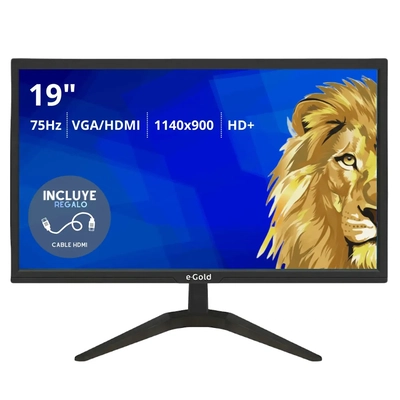 Monitor E-Gold 19" HD VGA/HDMI