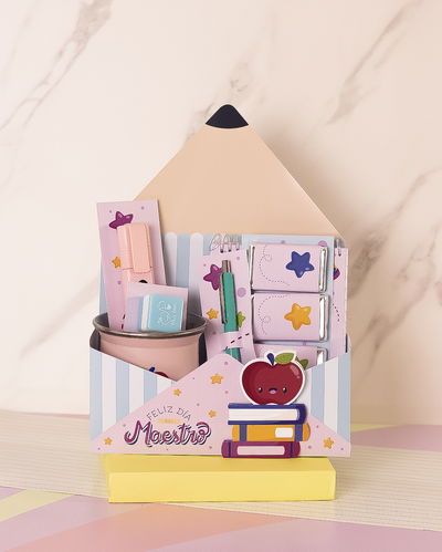 Caja Lapiz regalo día del maestro 