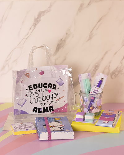 Bolsa Pvc regalo día del maestro 