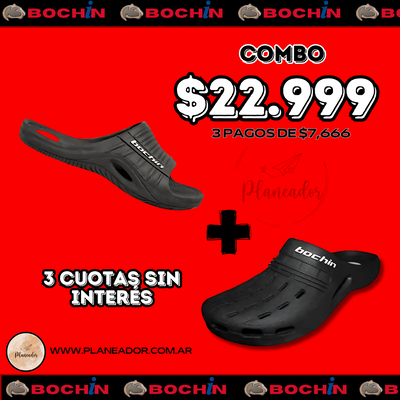 2x1 Ojotas + Crocs