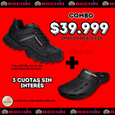 Calzado  con puntera de Nylon (Black) Art.900