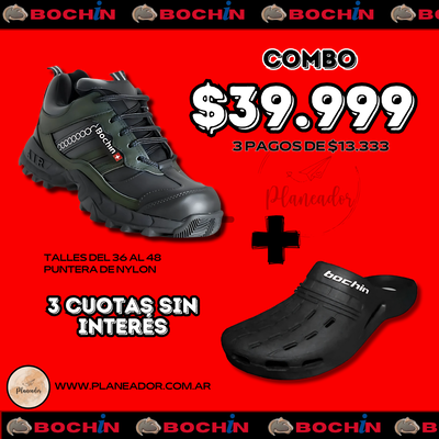 Calzado  con puntera de Nylon Art. 900 