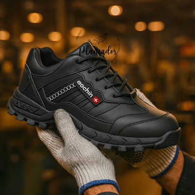 Calzado con puntera de seguridad Negro Bochin 900 BLACK