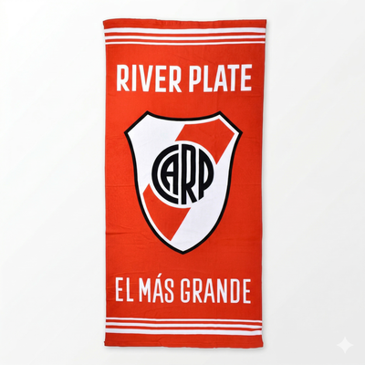 Toallon playero rojo 