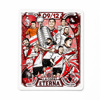 Sticker UV campeón 2018