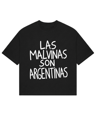 Remera Malvinas algodón peinado boxy 