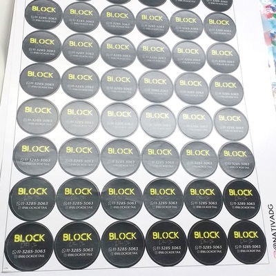 Sticker 3cm Troquelados Circulares en Planchas