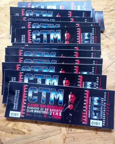 Entradas personalizadas para eventos