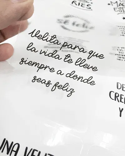 Etiquetas Transparentes en OPP 7x6cm - Resistentes al agua