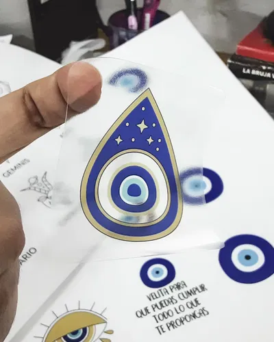 Etiquetas Transparentes en OPP 7x6cm - Resistentes al agua