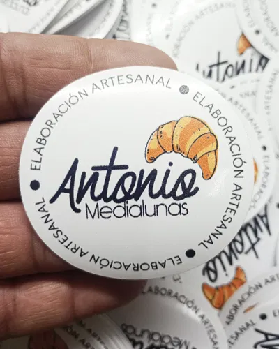 Stickers 5cm redondos Vinilo UV