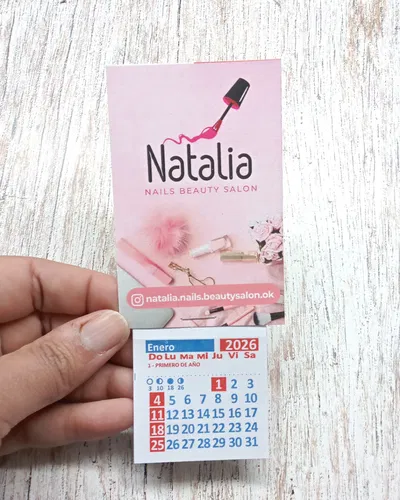 Calendarios -Almanaques 2026 - 6x9cm con iman pequeño al dorso