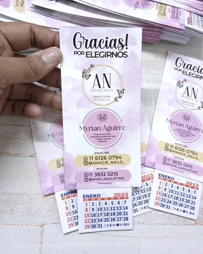 Calendarios -Almanaques 2026 - 7x14cm con iman pequeño al dorso