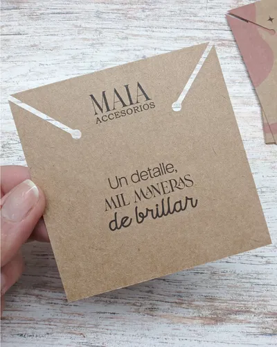 Tarjetas Kaft para Accesorios con perforación