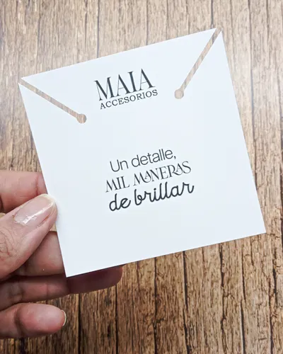 Tarjetas para Accesorios con perforación