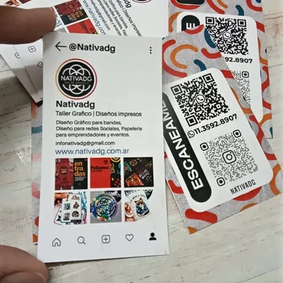 Tarjetas estilo Instagram personalizadas para emprendedores