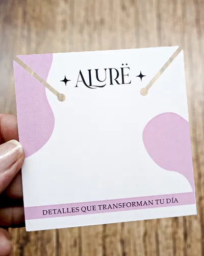 Tarjetas para Accesorios con perforación