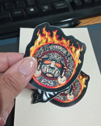 Calcos, Stickers 6cm en Vinilo UV