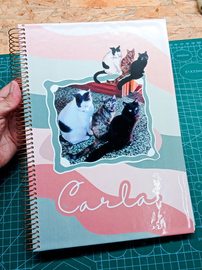 Cuaderno A4 (20x30)Personalizado Tapa Dura