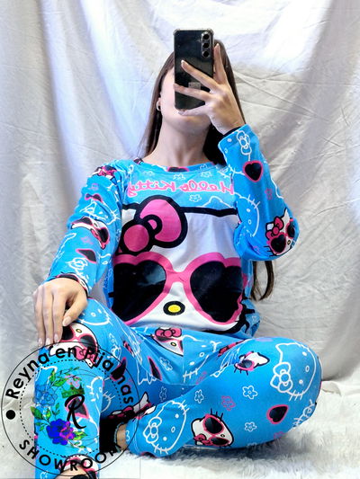 PIJAMA INVIERNO KITTY CELESTE