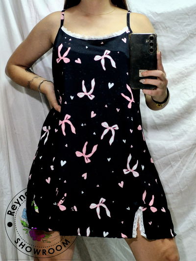 CAMISOLIN MOÑOS FONDO NEGRO