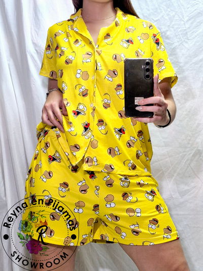 PIJAMA CAMISERO SIMPSONS (MORLEY)