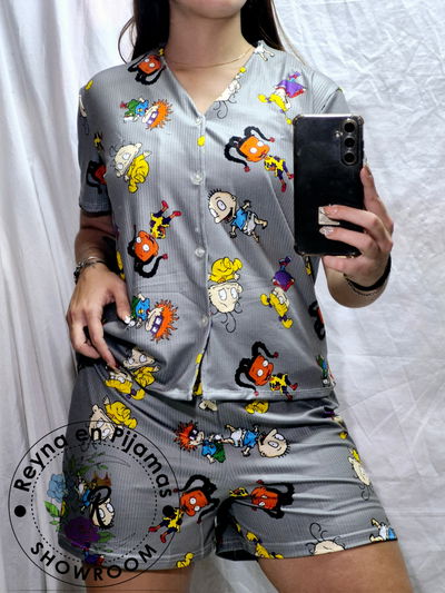 PIJAMA CAMISERO RUGRATS (MORLEY)