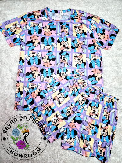 PIJAMA VERANO MINNIE COLORES