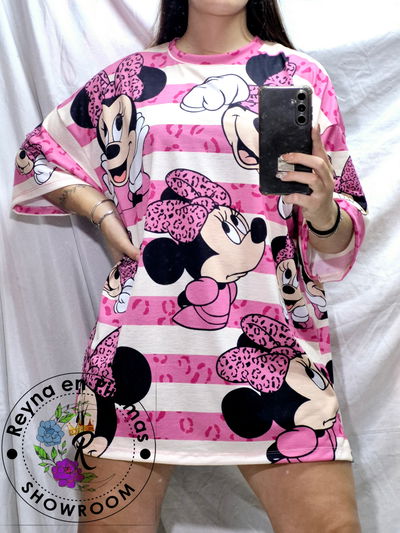 REMERON ANIMADO MINNIE ROSA PRINT
