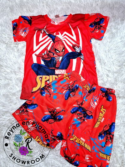 PIJAMA VERANO SPIDERMAN ROJO