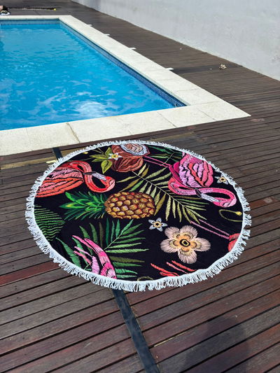 LONA CIRCULAR FLORES