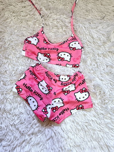 MALLA NIÑA KITTY ROSA