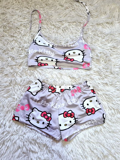 MALLA NIÑA KITTY GRIS