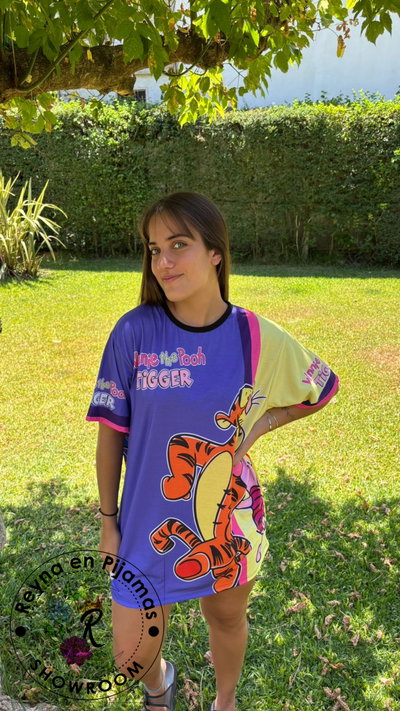 REMERON ANIMADO TIGGER VIOLETA 